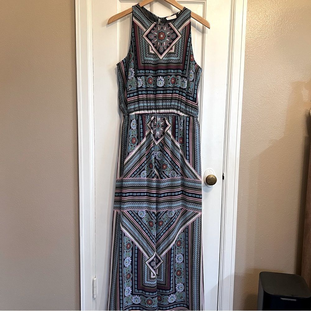 New York & Company patterned dress with shorts